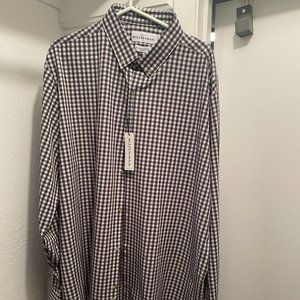 Mizzen & Main Leeward Long Sleeve Dress Shirt XXL Standard Fit NWT